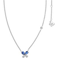 Collana Comete Donna Farfalle Di Enzo Miccio in Argento Zirconia GLA158 - GLA158